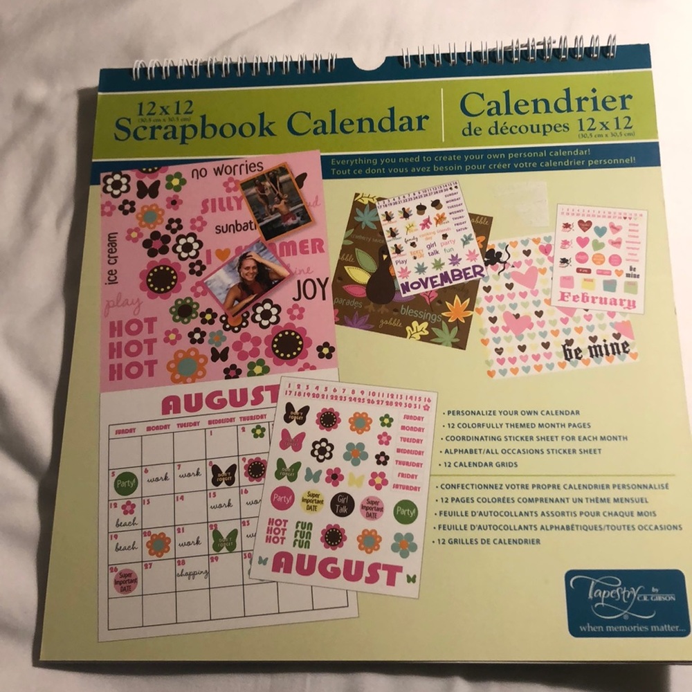 Scrapbook calendar - NWOT - Kids LOVE To Do!